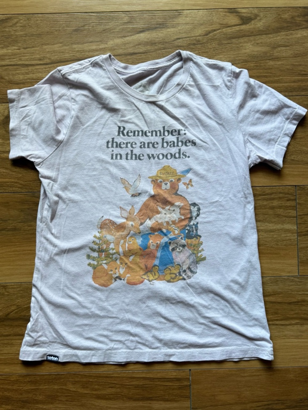 Teton Gravity Research x Smokey Bear Tee Medium Babes in the Woods Shirt